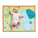 Chicco Milestone Eco+ Carpet, weicher Teppich aus recyceltem Stoff, mit sonnenförmigem Schnuller, kann verwendet Werden, um jeden Monat EIN Foto des Babys zu Machen, 0 Monate +