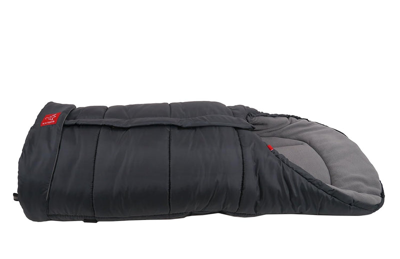 Kaiser Iglu Thermo Fleece Fußsack, anthrazit hellgrau