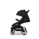 MOON ZAC onyx/melange, Buggy mit Liegefunktion, bis 22kg, UV-Schutz 50+, zusammenklappbar, große Räder, Kollektion 2025