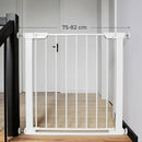 Kinderkraft Safe SNAP, Kinderschutzgitter ohne Bohren, Treppenschutzgitter Baby, Türschutzgitter mit Doppelsicherung, Druckmontage, niedrige Schwel...