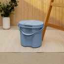 Rotho Babydesign TOP Windeleimer - recycelt - Windeleimer - geruchsdicht - ohne Nachfüllkasetten - Wickeleimer - blau