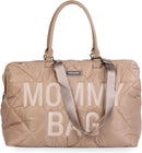CHILDHOME Mommy Bag, Wickeltasche, Mutterschaft, Reisetasche, große Kapazität, Wickelunterlage, verstellbarer Schultergurt, Thermotasche, Kofferdurchlass