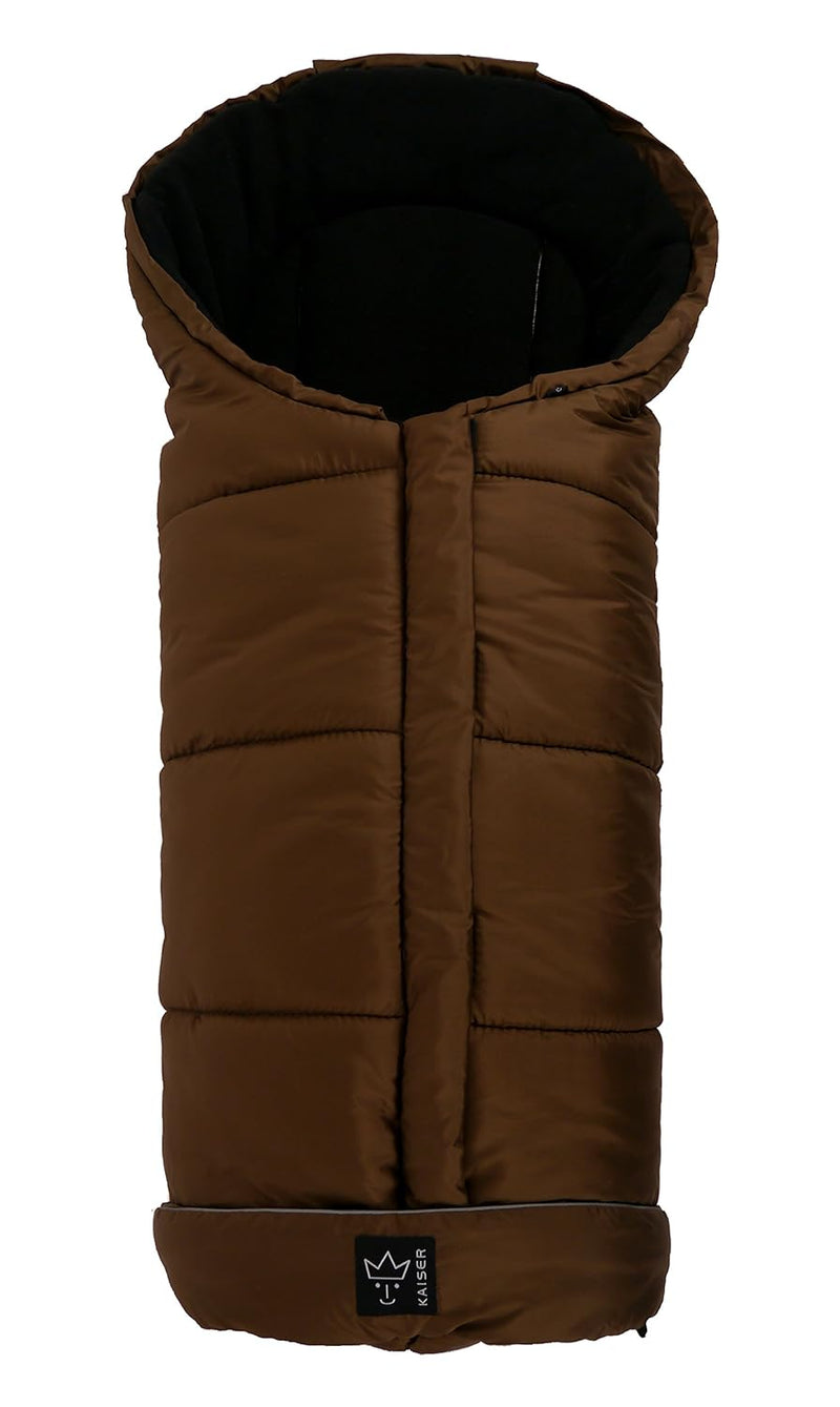 Kaiser 6570835 - Fußsack Iglu Thermo Fleece Farbe: braun