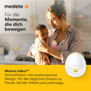 Medela Motion InBra tragbare elektrische Milchpumpe - Hocheffizient, entwickelt für zuverlässige Leistung, hohen Komfort und diskretes, unkomplizie...