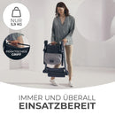 Kinderkraft FOLDEE Hochstuhl Baby, Kinderstuhl ab 6 Monate, Zusammenklappen, Leicht zu tragen mit einer Hand, Verstellbare Rückenlehne und Fußstütze, Tablett und Zubehörkorb im set, Grün