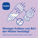 MAM Easy Start Babyflasche, 320 ml, Anti-Kolik-Flasche für gemischtes Stillen, reduziert Luftblasen und das Risiko von Koliken, Zubehör für Neugebo...