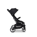 MOON ZAC onyx/melange, Buggy mit Liegefunktion, bis 22kg, UV-Schutz 50+, zusammenklappbar, große Räder, Kollektion 2025