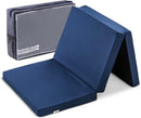 hauck Matelas Lit Parapluie Sleeper 120x60 cm, Epaisseur 5 cm, Pliable et Compact, Egalement Tapis de Jeu, Sac de Transport Inclus, Bleu