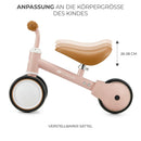 Kinderkraft Laufrad Cutie, Lernlaufrad, Kinderlaufrad, Lauflernrad, Fahrrad ohne Pedale, Dreirad, Aus Metall, Modernes Design, Sichere Konstruktion, für Kinder ab 1 Jahr
