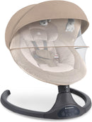 Kikka Boo Codie Babywippe Elektrisch für Neugeborene mit Musik – Baby Schaukelstuhl bis 9 kg, 5 Schwingstufen, Bluetooth, Verstellbare Rückenlehne,...