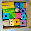 Chicco Holzbauklötze und Tier-Puzzle Set, OVP