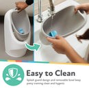 Nuby - My Real Urinal – Töpfchen/Trainingstoilette für Jungen – Urinale mit lebensechter Spülungstaste und Geräusch - für Kleinkinder und Kinder - Weiß - 18+ Monate