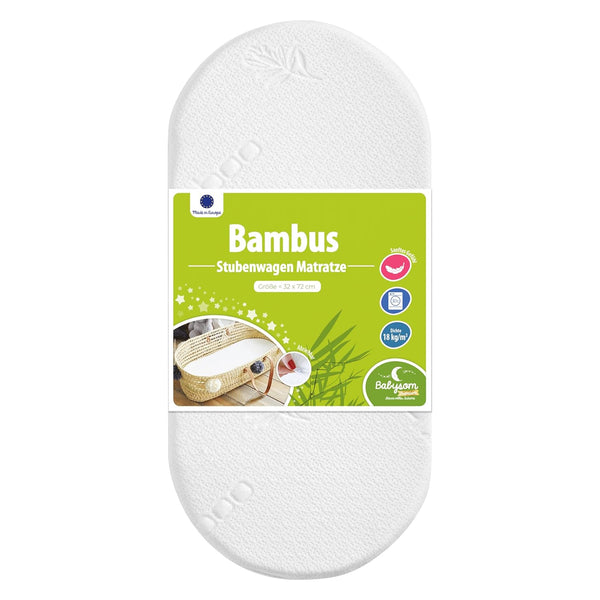 Babysom - Stubenwagen Matratze Bambus - 72x32cm