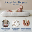 snuggle me® Babynest (0-9 Monate) - Premium Babynestchen Neugeborene, Weiche Bio-Baumwolle mit Fiberfill, kuschelnest coccon, 100% Maschinenwaschba...