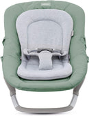 Inglesina Lounge Musikalische Babyliege, Mint, Von Geburt bis 9 Kg, Entspannende Schaukelbewegung, Verstellbar, Sicherheitsgurt, 22 x 47 x 85 cm; 2 kg