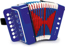 small foot Akkordeon „Blau“, fördert das Musik- und Taktgefühl, Musikinstrument mit Gurt, ab 3 Jahren, 3318