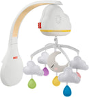 Fisher-Price, GRP99 Traumhaftes WolkenMobile und Spieluhr mit Geräuschsensor zur automatischen Aktivierung für Babys und Kleinkinder, bunt