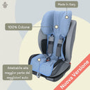 Babysanity Autositzbezug 9/36 und 15/36 kg aus doppeltem Baumwoll-Frottee, Farbe (Avio)