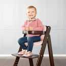 roba Treppenhochstuhl Sit Up III - Mitwachsender Baby Hochstuhl - ab 6 Monaten - Kinderhochstuhl aus Holz braun - Stuhl bis 50 kg belastbar, 1 Stüc...