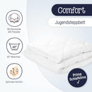 Julius Zöllner Jugendsteppbett Comfort 135x200 cm - Steppdecke - Zudecke - Steppbett - atmungsaktiv - schadstoffgeprüft