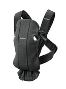 BabyBjörn Baby Carrier Mini, 3D Jersey, Black-Grey