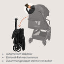 Lionelo Julie Air Buggy bis zu 22 kg von 6 m bis 4 Jahre Für Flugzeug Schwenkräder 360° Federung Einhand-Faltmechanismus Rückenlehnenverstellung Ve...