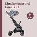 Inglesina Quid² Polka Dots Black Kinderwagen, leicht, bis 22 kg, kompakt und leicht, ideal für Flugzeuge