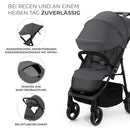 Kinderkraft TRIG 3 Kinderwagen, Kinderbuggy, Liegewagen, Sportwagen, Buggy, Zusammenklappen, Breite und tiefe Sitz, mit Liegeposition, 4 Rad Dämpfung, Große Dach, 5-Punkt-Gurt
