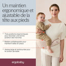 Ergobaby Lift Hip Seat babydrager met babyheupzitje voor baby's en peuters vanaf 6 maanden (7,7 kg - 20,4 kg), heupdrager, Pearl Grey