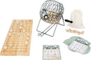 Small Foot Metal Loose Drum Bingo Game & Ludo XL Wooden Four Player Whole Family Board Game Ages 4 and Up 11783