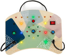 small foot Motorikbrett mit 21 LEDs und 8 Schaltern aus Holz, elektronisches Lernspielzeug, Montessori Busy Board Motorikspielzeug für Kinder ab 1 Jahr, 12623
