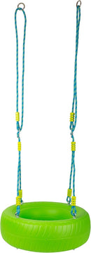 small foot Reifenschaukel Himmelsstürmer, Gartenspiel für Kinder, höhenverstellbar, ab 3 Jahren. Art-Nr. 10875, Grün
