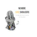 OE Schulter-Trage für Kinder und Kleinkinder (1–4 Jahre) mit abnehmbarem Rucksack und Sonnendach, klappbarem Gestell, kompakt – perfekt für Tageswanderungen.