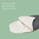 Maxi-Cosi kuschelig weicher 2-in-1 Fußsack, geeignet für alle Maxi-Cosi Kinderwagen, auch als Sitzpolster verwendbar, Twillic Graphite