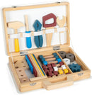 small foot Werkzeugkoffer „Workshop“, mit Werkzeug und Zubehör aus Holz, für Kinder ab 3 Jahren, 12556