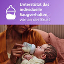 AVENT Natural Response Geschenkset für Babys: 2x Natural Response Flaschen mit AirFree Ventil 260 ml (ab 1 Monat), 2x ultra air Schnuller (0-6M) (Modell SCD657/12)