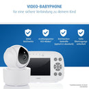 reer BabyCam XL Move | Digitales Video-Babyphone | abhörsichere FHSS-Technologie | 4,3" TFT-Bildschirm | 300m Reichweite | schwenk- & neigbare Kame...