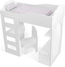 Puppenhochbett mit Schreibtisch