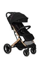 MoMi ESTELLE PLUS LIGHT Kinderwagen ab 6. Monat (bis 22 kg), klappbarer Buggy mit 5-Punkt-Sicherheitsgurt, Einkaufskorb und Liegefunktion, Teleskop-Stange zum Ziehen