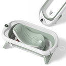 Faltbar Baby Badewanne Mit Rutschfestem Badewannensitz - Babywanne Xxl Mit Badethermometer - Von Der Geburt Bis 3 Jahre - Baby Bathtub - Babygeschenk