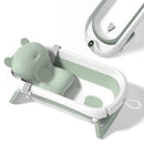 Faltbar Baby Badewanne Mit Rutschfestem Badekissen - Babywanne XXL Mit Baby Badewannensitz & Badethermometer - Von Der Geburt Bis 3 Jahre - Baby Ba...