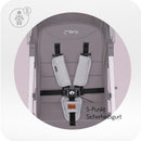 MOMI ESTELLE Kinderwagen für Kinder - Grau und Silber