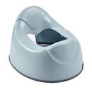 BÉABA - Babytopf - Ergonomisches Töpfchen für Kinder - Rutschsicher - Hygienisch - Pflegeleicht - WC-Einsatz mit Handgriffen - Made in France - Blau
