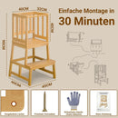 COSYLAND Lernturm ab 1 Jahr – Montessori Learning Tower für Kinder