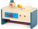small foot Werkzeugkasten und Werkbank „Workshop“, mit Werkzeug und Zubehör aus Holz, für Kinder ab 3 Jahren, 12557