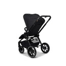 MOON SPORT onyx/melange, Sportwagen-Buggy mit Liegefunktion, bis 22kg, UV-Schutz 50+, zusammenklappbar, großer Korb, Kollektion 2025