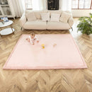 Hakuna Matte Wolkenweiche Spielmatte Baby 200x150x2,5cm, rosa – Teppich für Kinderzimmer mit hochwertigem Memory-Schaum – Krabbelmatte Baby mit Rutschfester Unterseite – Krabbeldecke, Tatami Matte