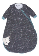 Sterntaler Baby Unisex Schlafsack Baby Schlafsack Langarm 90cm Eisbär Elia - Schlupfsack Baby, Pucksack Baby, Strampelsack - braun, 90cm