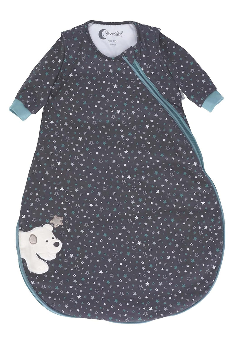 Sterntaler Baby Unisex Schlafsack Baby Schlafsack Langarm 90cm Eisbär