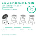 Bebeconfort Timba 2 mit Kissen, Mitwachsender Hochstuhl Baby, Ab 6 Monaten, Bis 110 kg, Ergonomischer Baby & Kinderhochstuhl Holz, Fast alle Esstis...